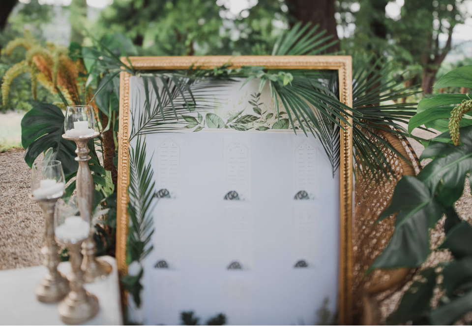 matrimonio stile tropical