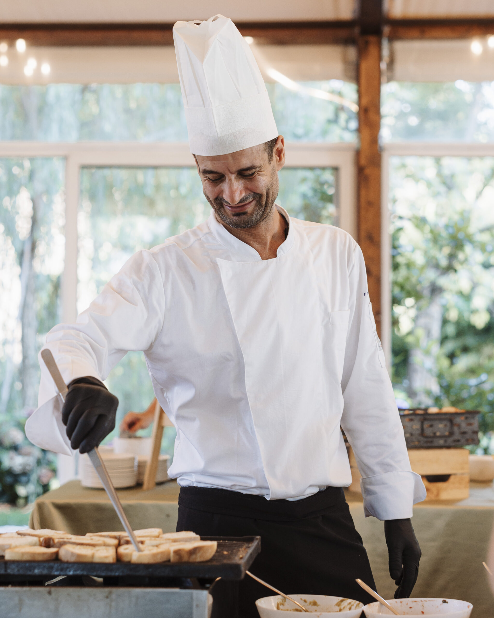 Il team Food & Sweet al lavoro durante un evento